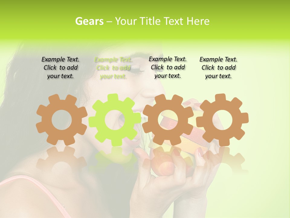 Smile Happiness Food PowerPoint Template