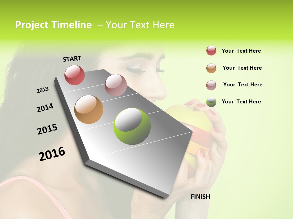 Smile Happiness Food PowerPoint Template