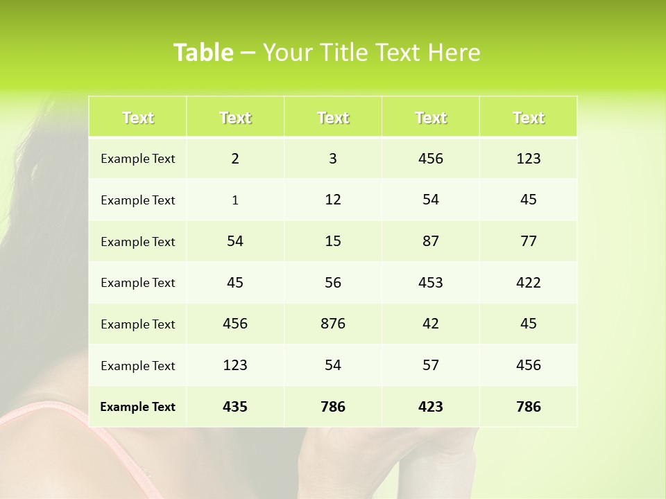 Smile Happiness Food PowerPoint Template