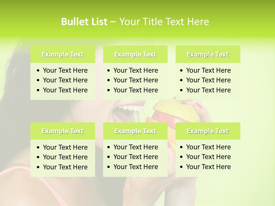 Smile Happiness Food PowerPoint Template