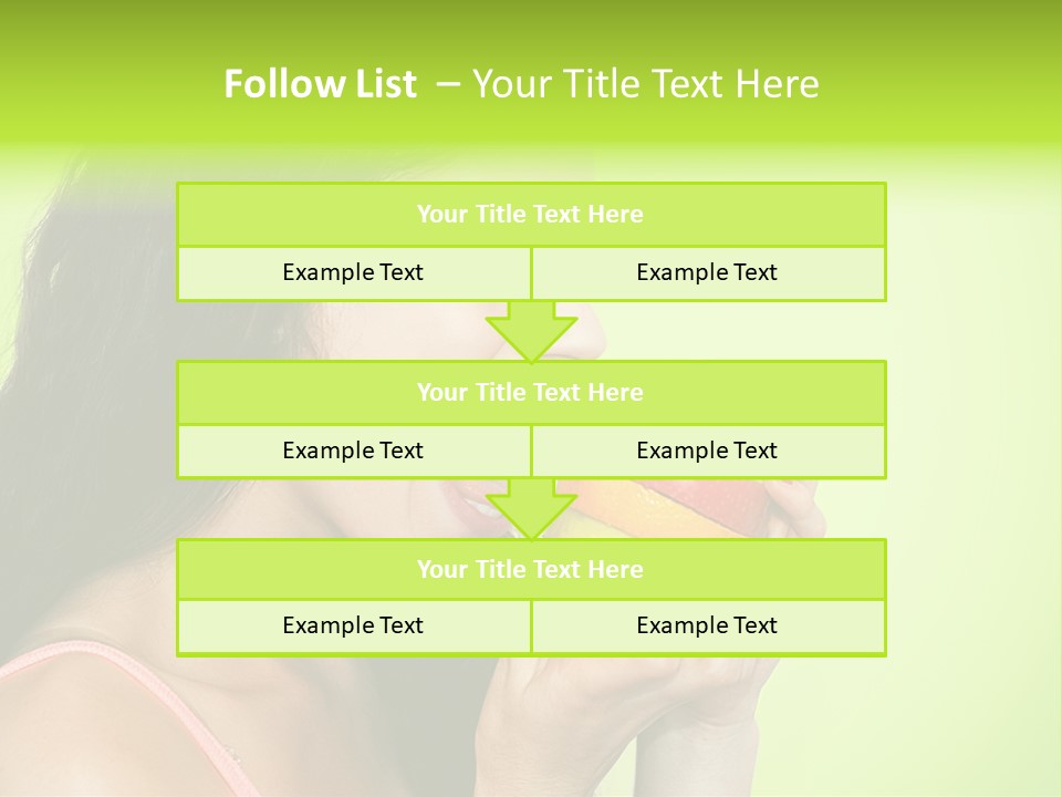 Smile Happiness Food PowerPoint Template