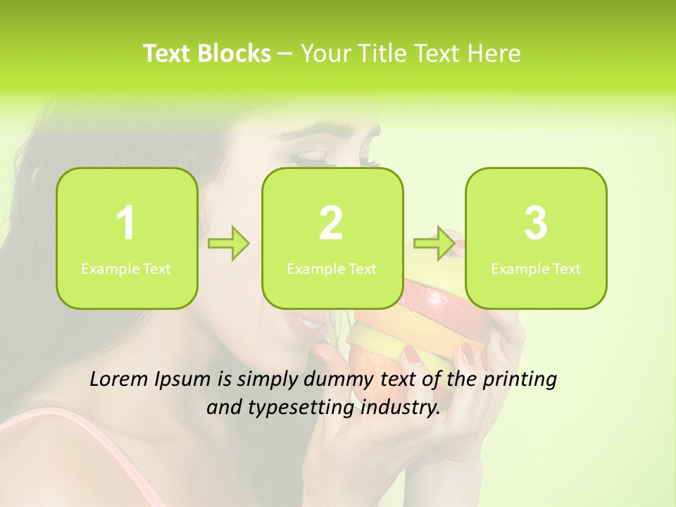 Smile Happiness Food PowerPoint Template