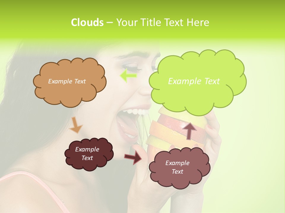 Smile Happiness Food PowerPoint Template