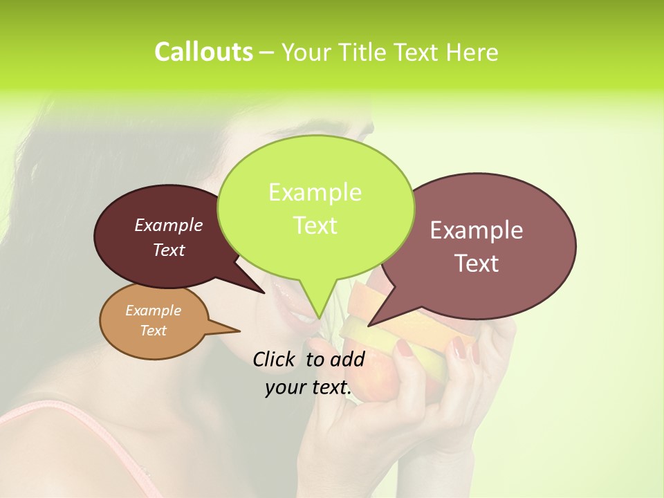 Smile Happiness Food PowerPoint Template