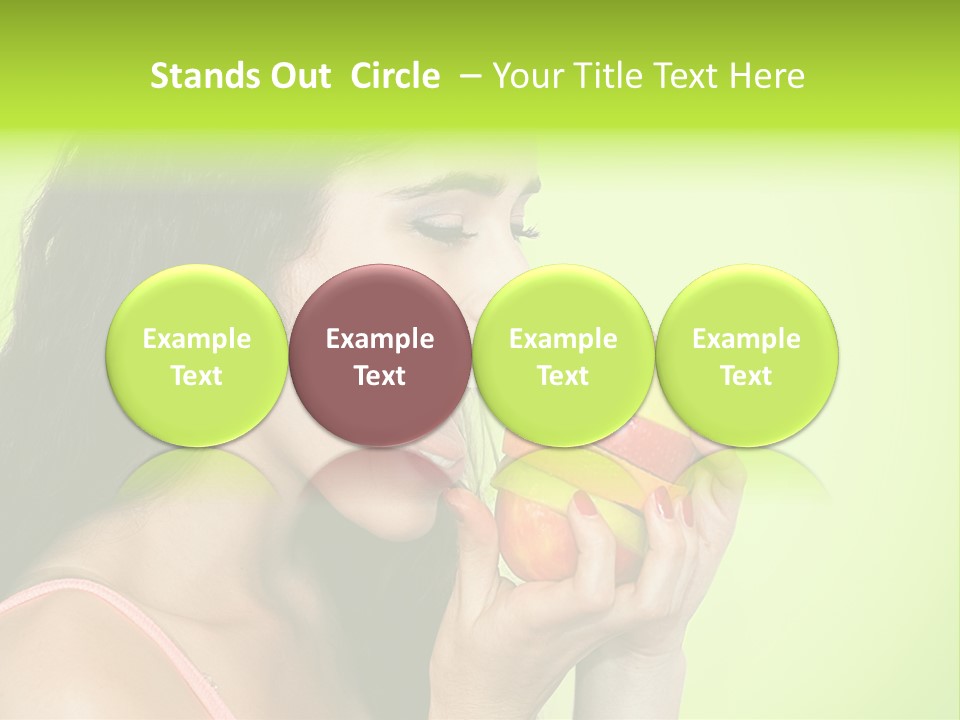 Smile Happiness Food PowerPoint Template