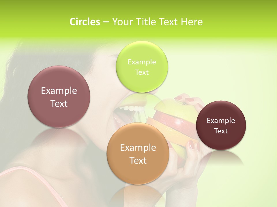 Smile Happiness Food PowerPoint Template