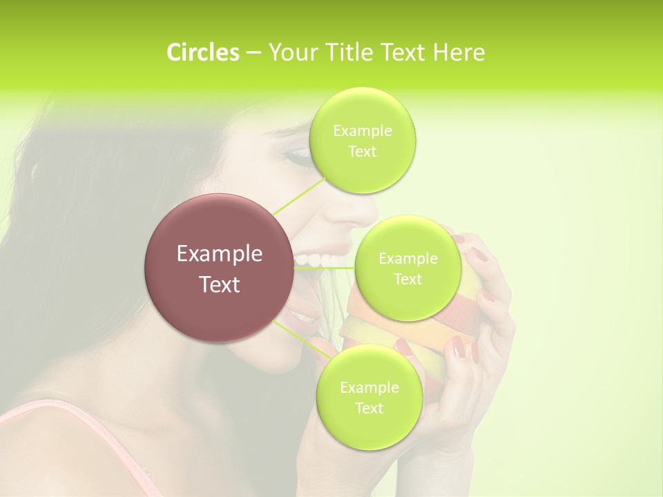 Smile Happiness Food PowerPoint Template