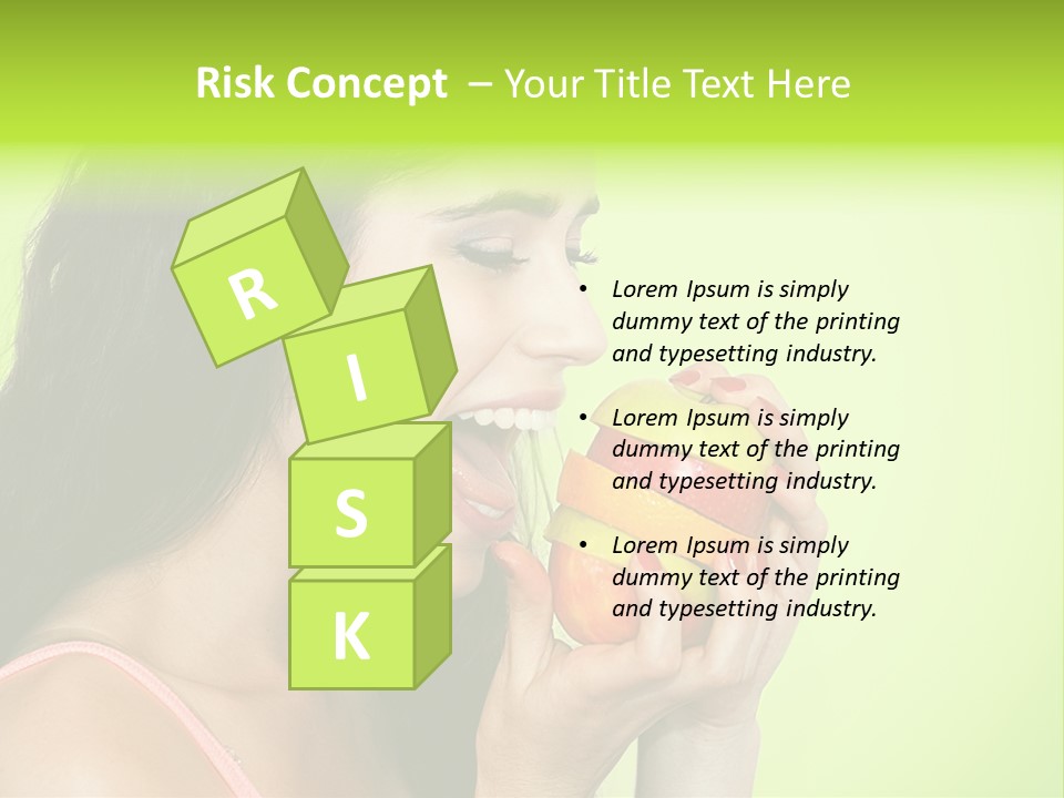 Smile Happiness Food PowerPoint Template