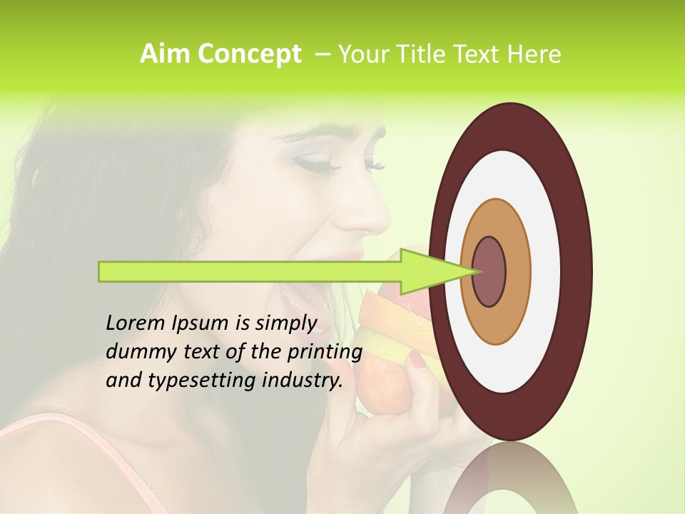 Smile Happiness Food PowerPoint Template