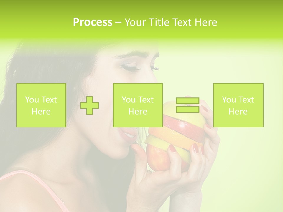 Smile Happiness Food PowerPoint Template