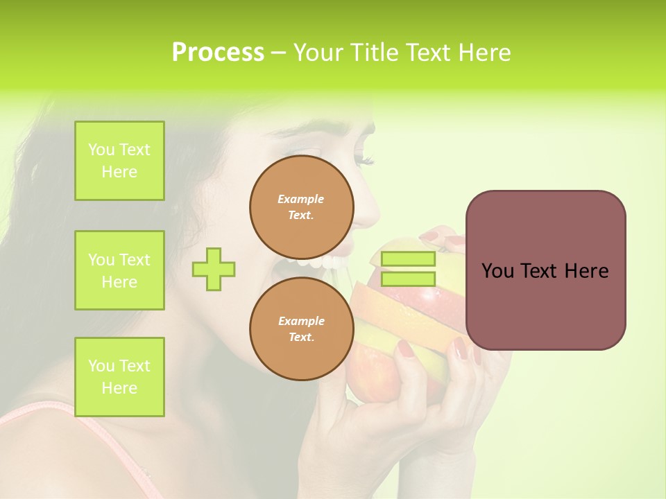 Smile Happiness Food PowerPoint Template