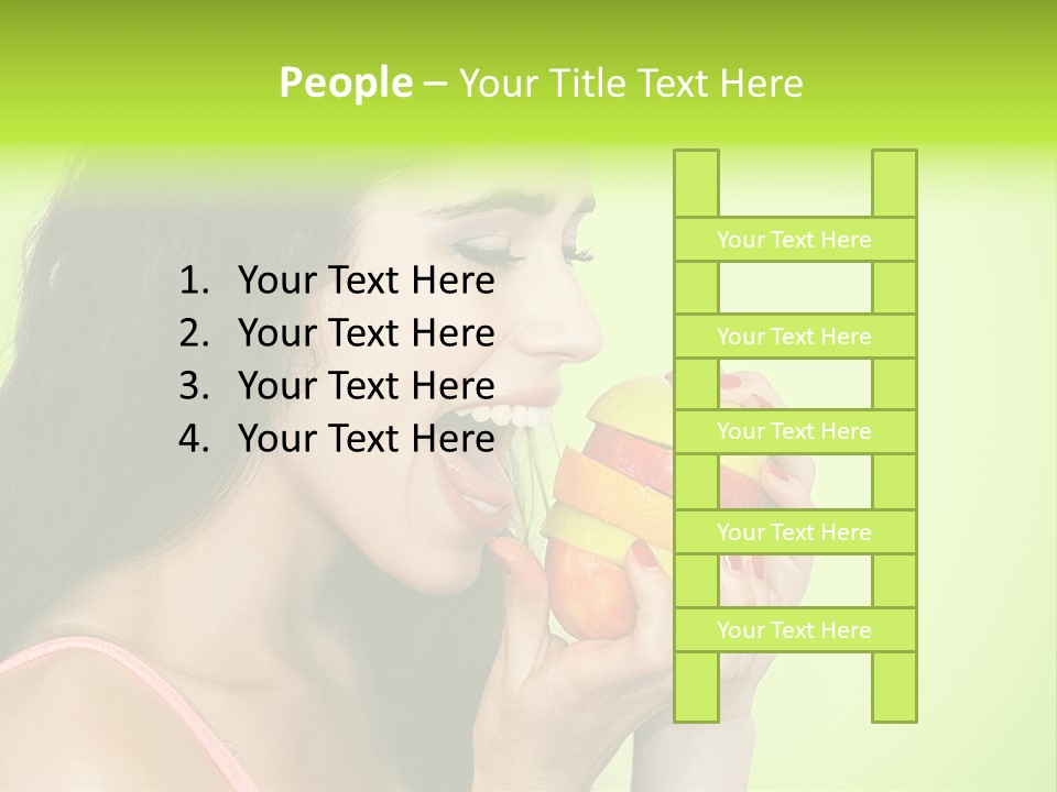 Smile Happiness Food PowerPoint Template