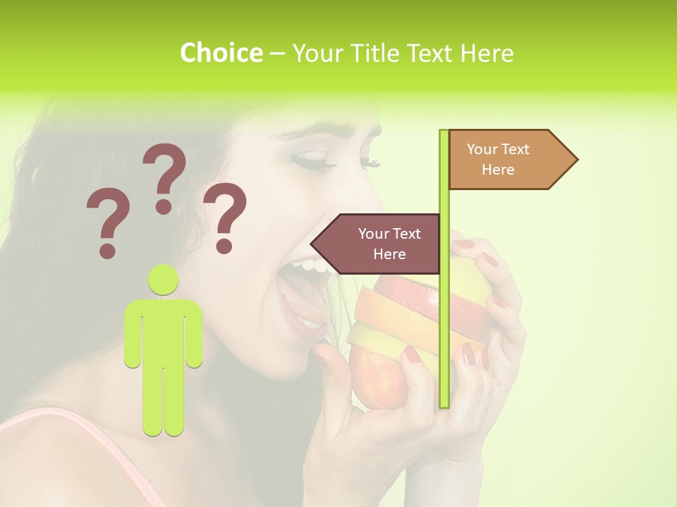 Smile Happiness Food PowerPoint Template