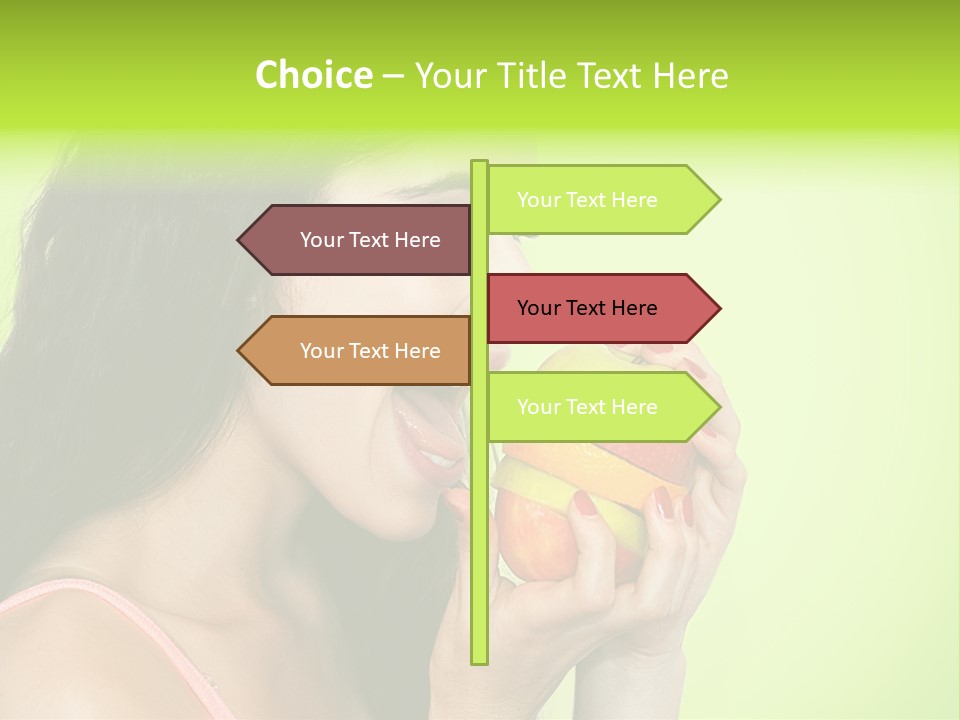 Smile Happiness Food PowerPoint Template