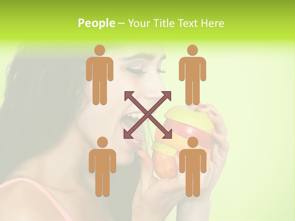 Smile Happiness Food PowerPoint Template