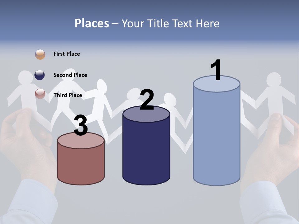 Friendship Holding Crowd PowerPoint Template