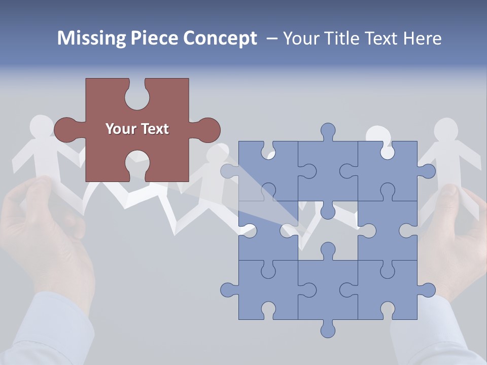 Friendship Holding Crowd PowerPoint Template