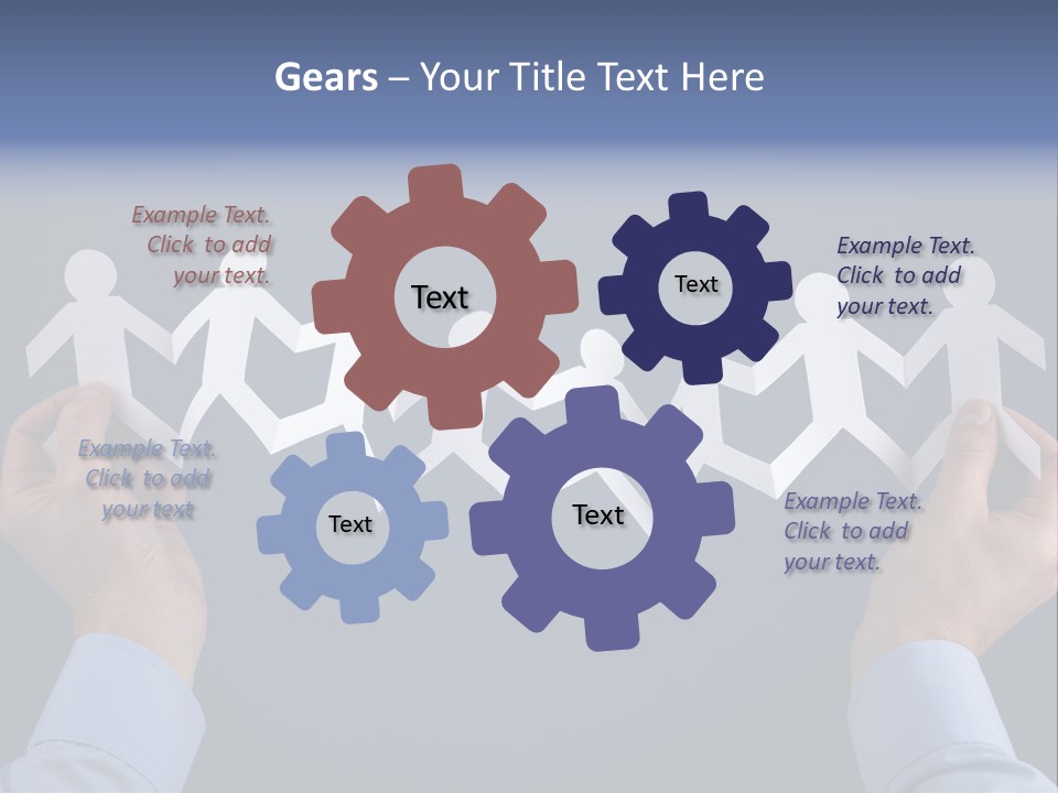 Friendship Holding Crowd PowerPoint Template