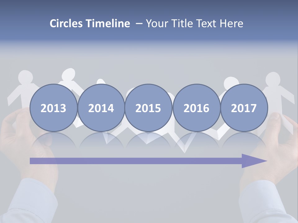 Friendship Holding Crowd PowerPoint Template