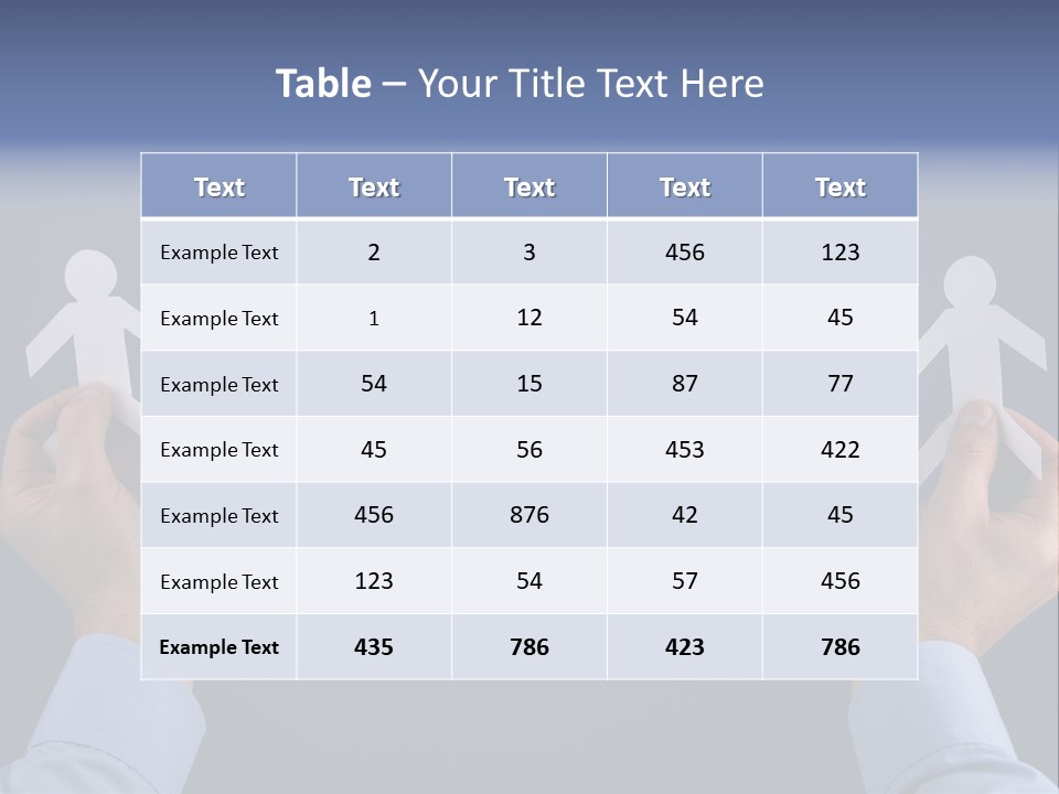 Friendship Holding Crowd PowerPoint Template