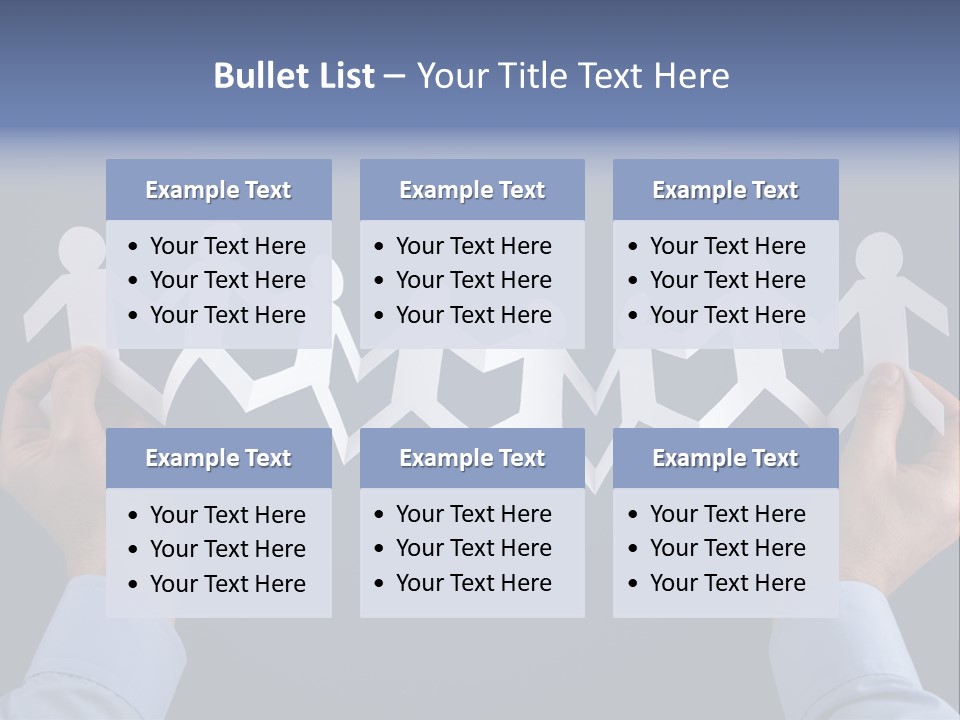 Friendship Holding Crowd PowerPoint Template