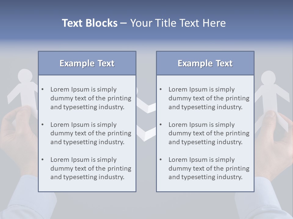 Friendship Holding Crowd PowerPoint Template
