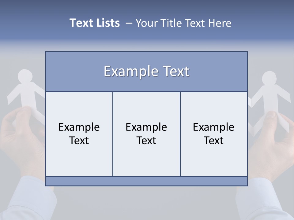 Friendship Holding Crowd PowerPoint Template