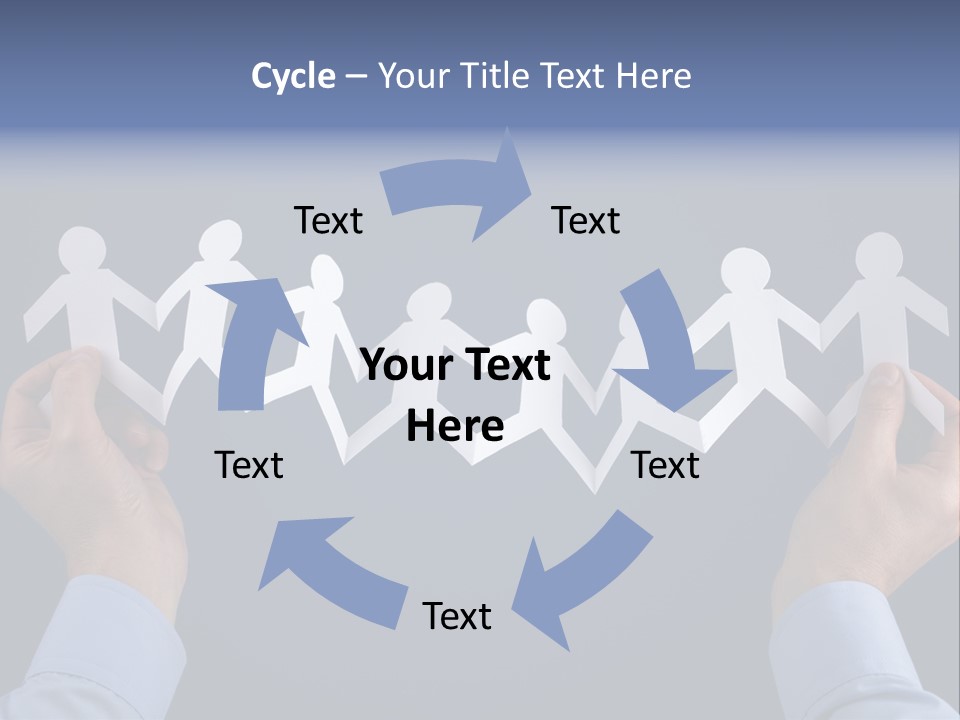 Friendship Holding Crowd PowerPoint Template