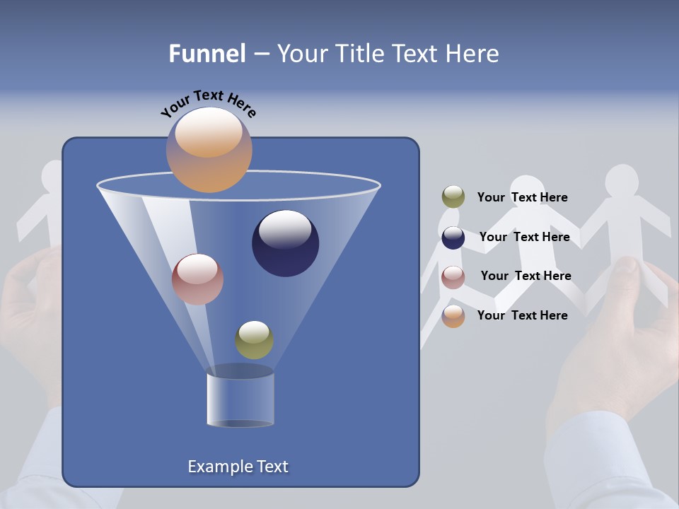 Friendship Holding Crowd PowerPoint Template