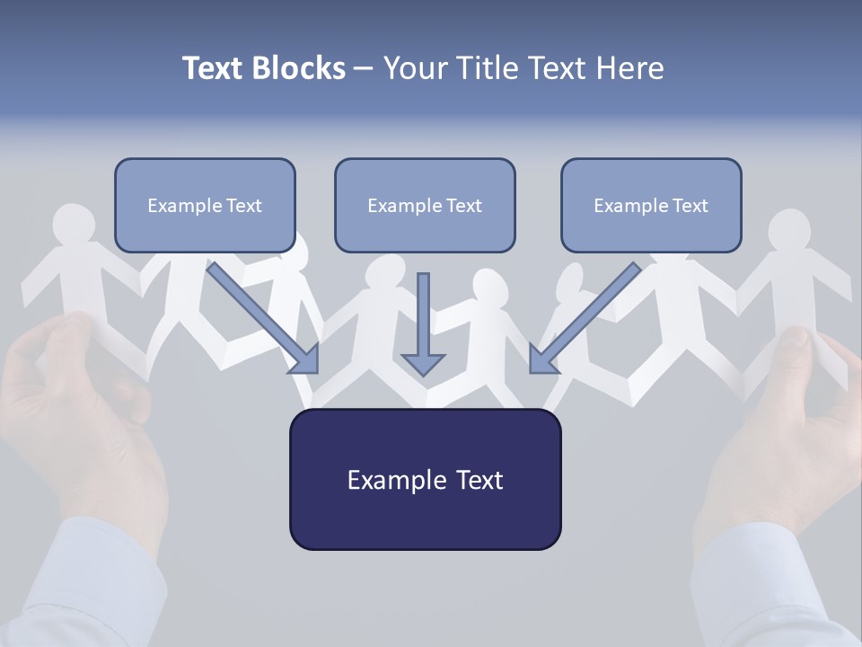 Friendship Holding Crowd PowerPoint Template