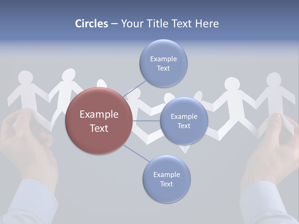 Friendship Holding Crowd PowerPoint Template