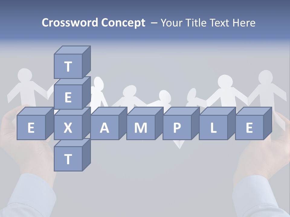 Friendship Holding Crowd PowerPoint Template