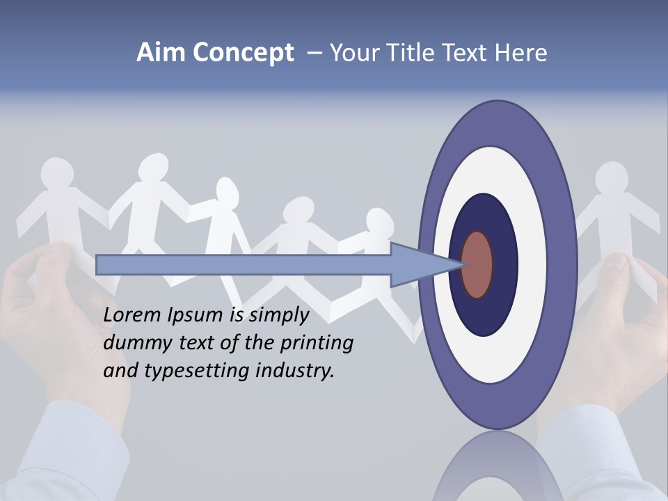 Friendship Holding Crowd PowerPoint Template