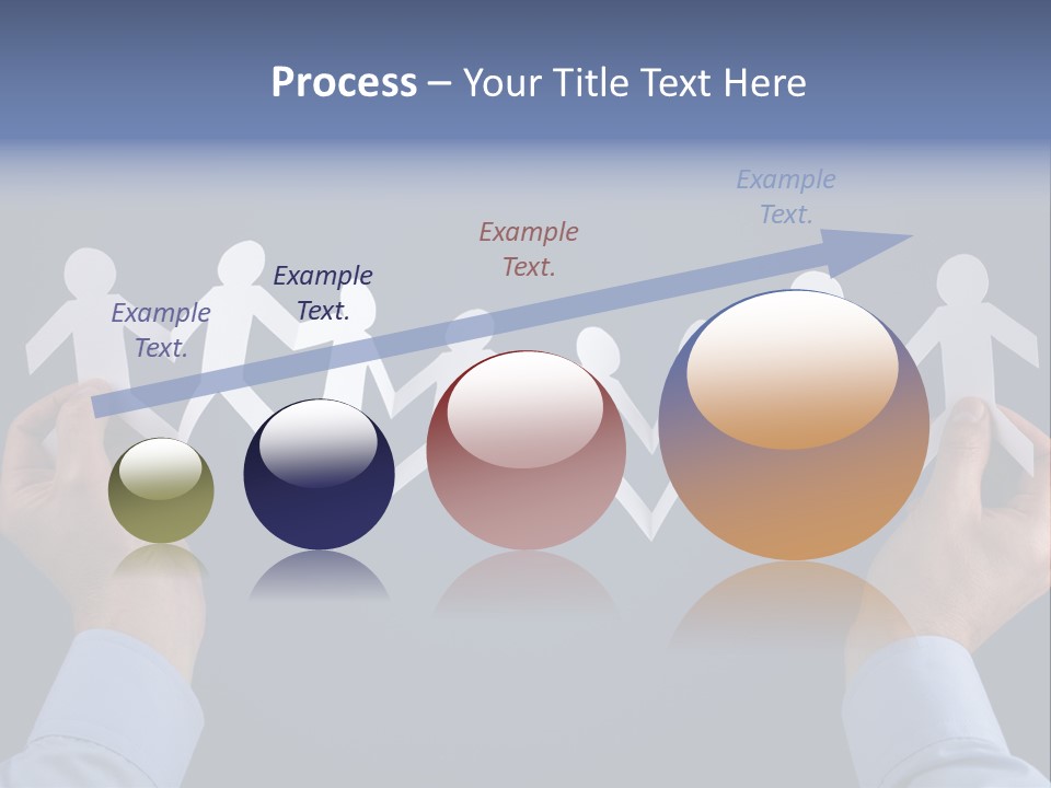 Friendship Holding Crowd PowerPoint Template