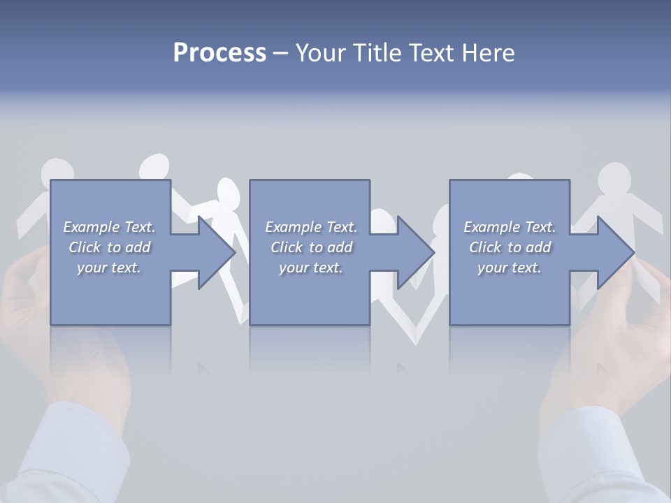 Friendship Holding Crowd PowerPoint Template