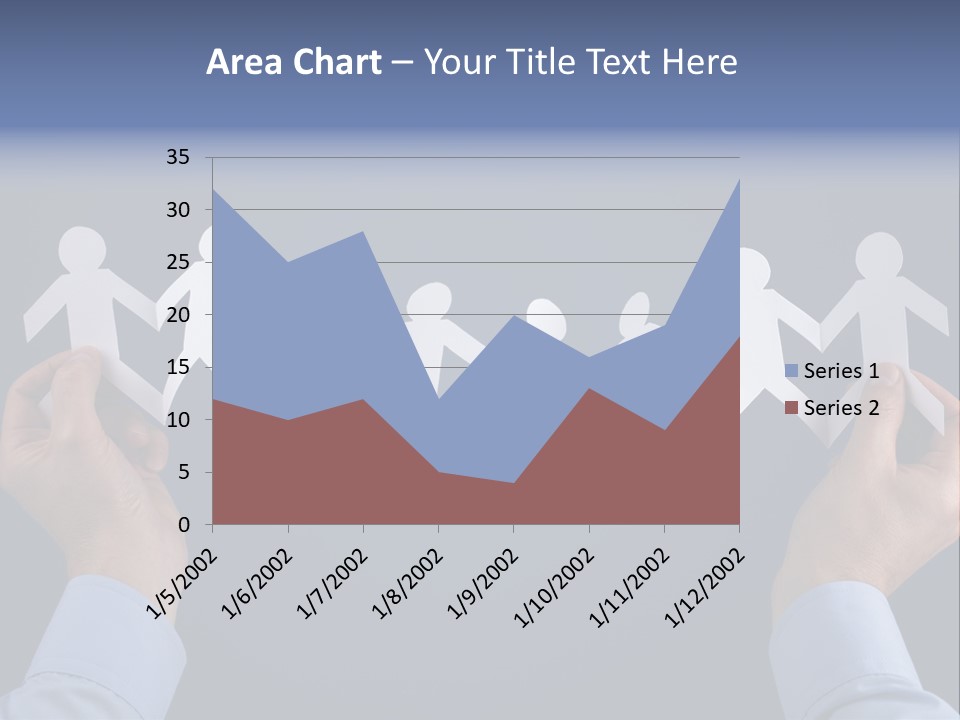 Friendship Holding Crowd PowerPoint Template