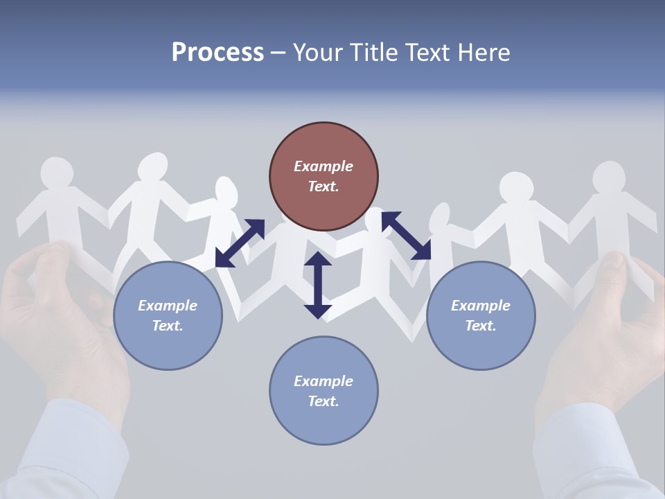 Friendship Holding Crowd PowerPoint Template