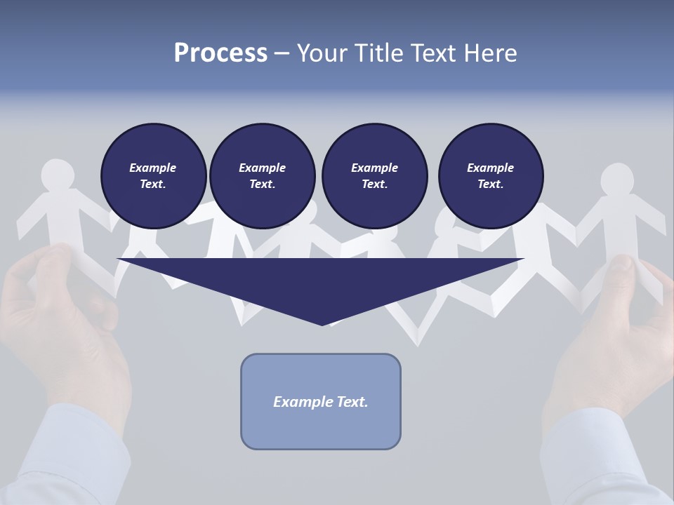 Friendship Holding Crowd PowerPoint Template