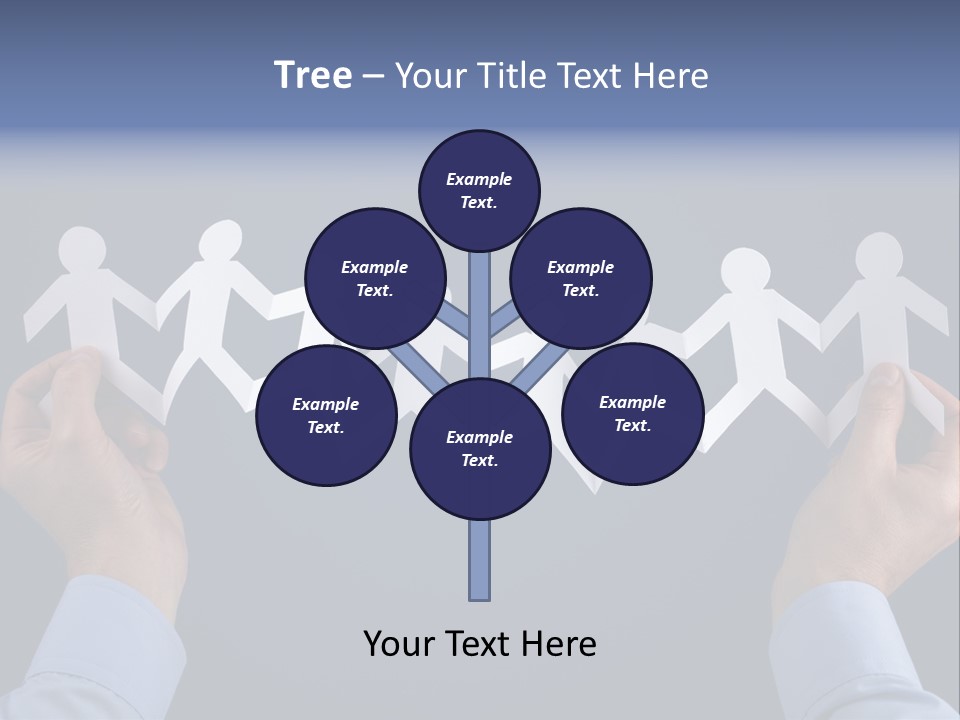 Friendship Holding Crowd PowerPoint Template