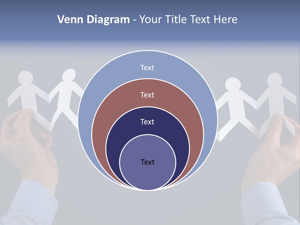 Friendship Holding Crowd PowerPoint Template