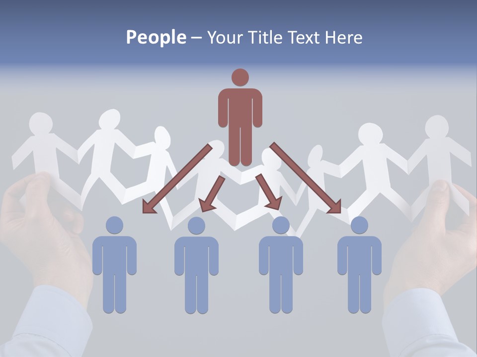 Friendship Holding Crowd PowerPoint Template