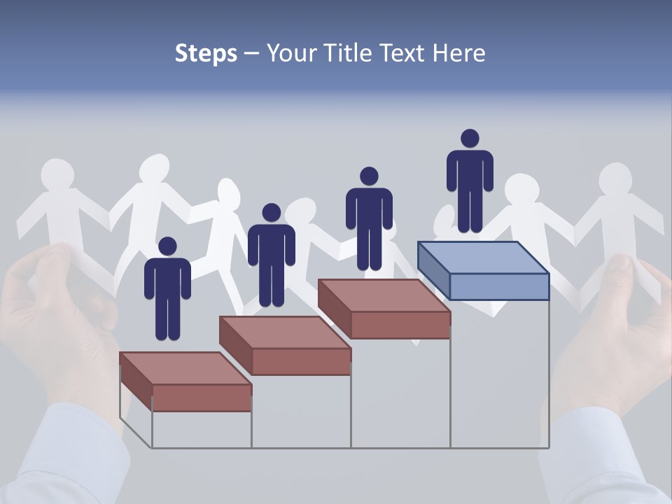 Friendship Holding Crowd PowerPoint Template