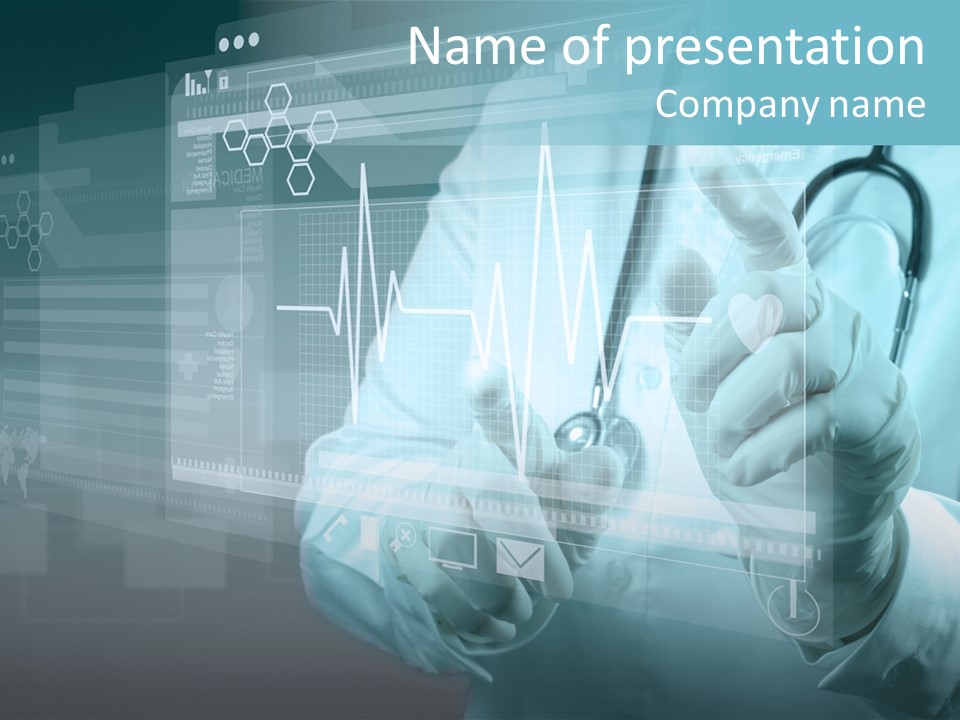 Doctor Chart Portal PowerPoint Template