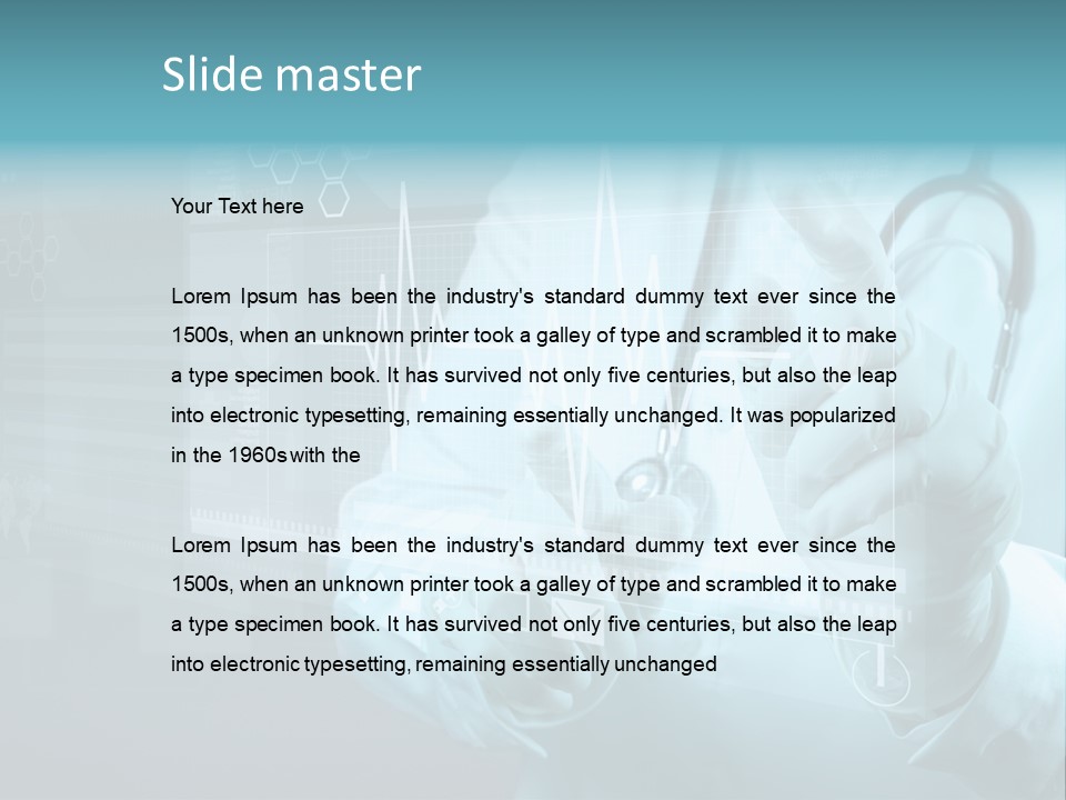 Doctor Chart Portal PowerPoint Template