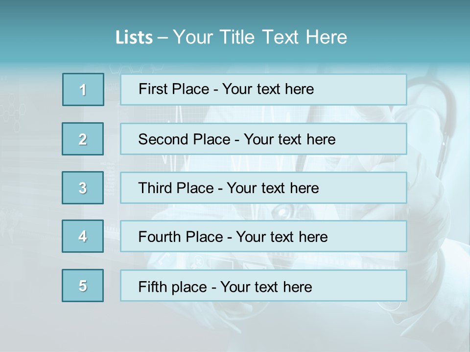 Doctor Chart Portal PowerPoint Template