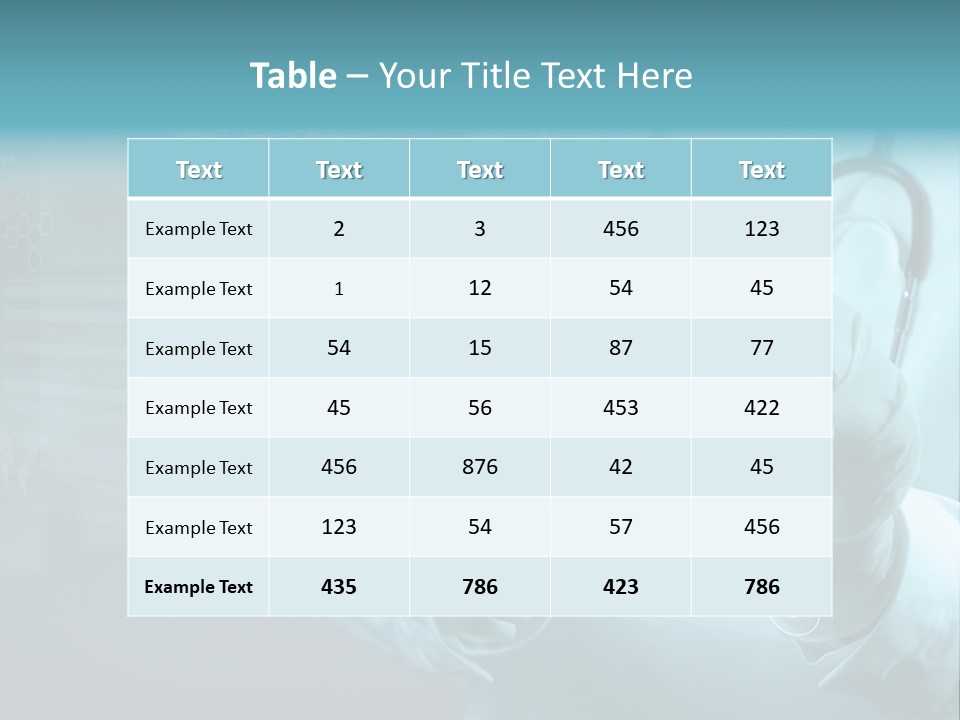 Doctor Chart Portal PowerPoint Template