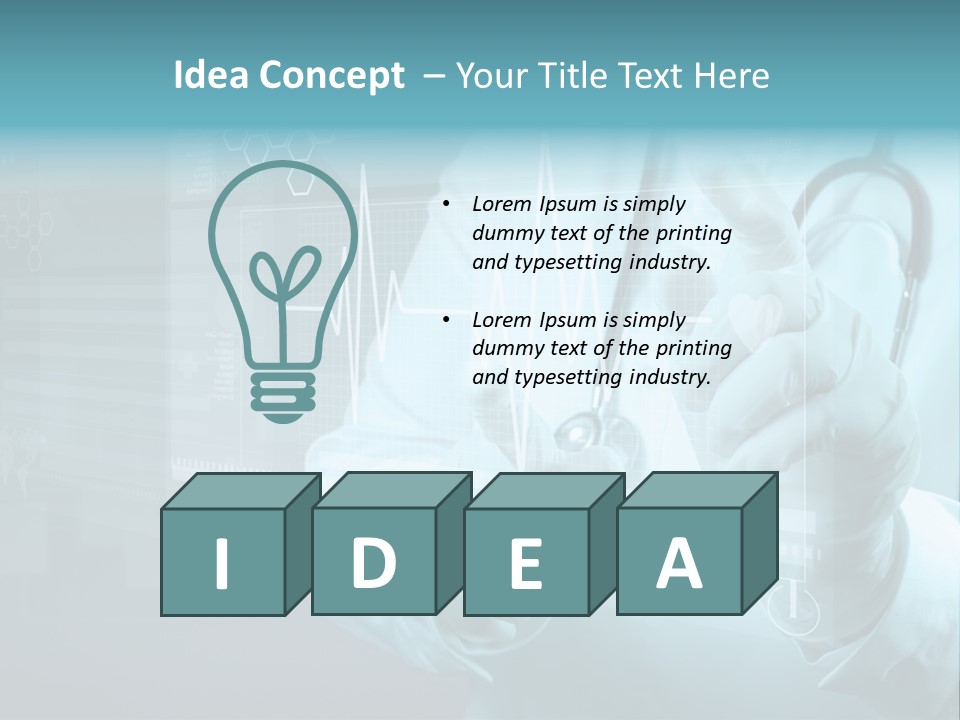 Doctor Chart Portal PowerPoint Template