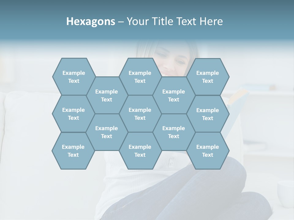 Relaxation Happy Sitting Room PowerPoint Template