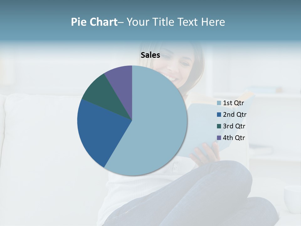 Relaxation Happy Sitting Room PowerPoint Template