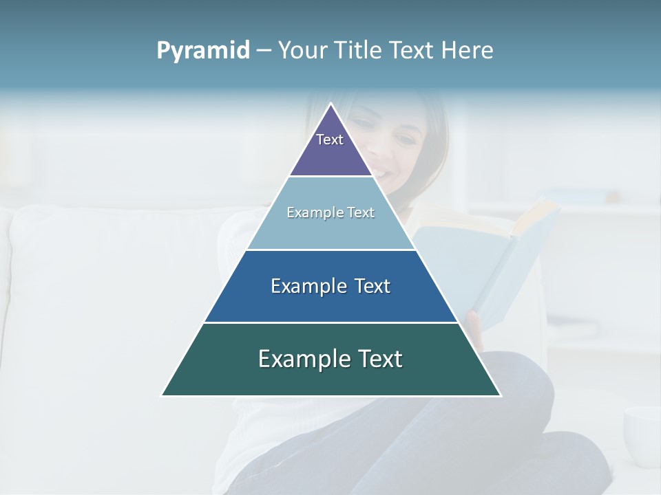 Relaxation Happy Sitting Room PowerPoint Template
